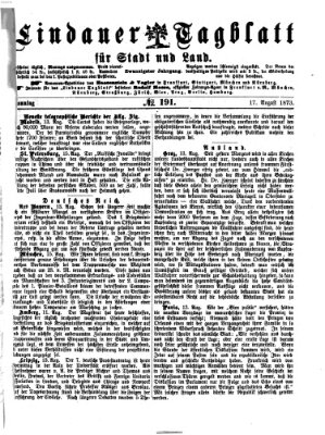 Lindauer Tagblatt für Stadt und Land Sonntag 17. August 1873