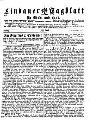 Lindauer Tagblatt für Stadt und Land Dienstag 2. September 1873