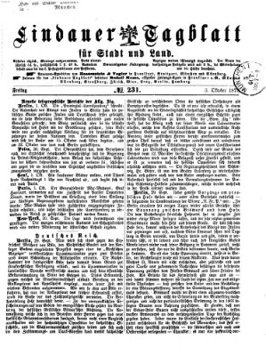 Lindauer Tagblatt für Stadt und Land Freitag 3. Oktober 1873