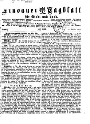 Lindauer Tagblatt für Stadt und Land Sonntag 12. Oktober 1873