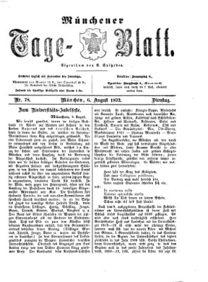 Münchener Tage-Blatt Dienstag 6. August 1872