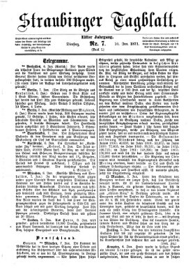 Straubinger Tagblatt Dienstag 10. Januar 1871