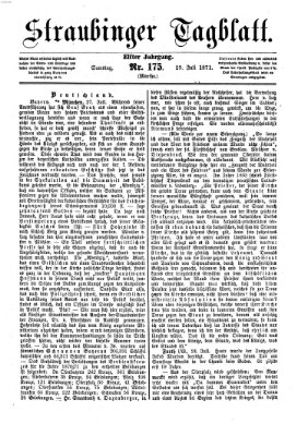 Straubinger Tagblatt Samstag 29. Juli 1871