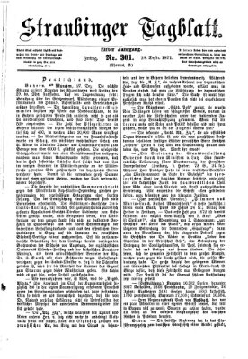 Straubinger Tagblatt Donnerstag 28. Dezember 1871