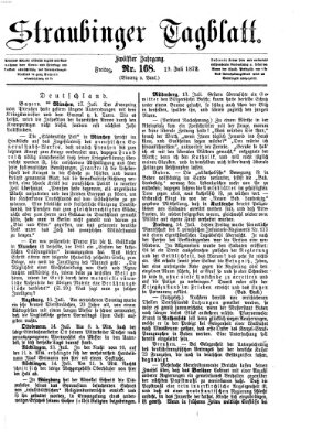 Straubinger Tagblatt Freitag 19. Juli 1872
