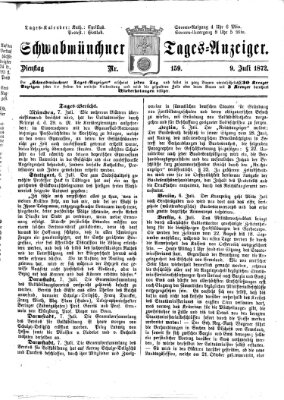 Schwabmünchner Tages-Anzeiger Dienstag 9. Juli 1872