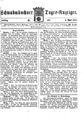 Schwabmünchner Tages-Anzeiger Sonntag 4. Mai 1873