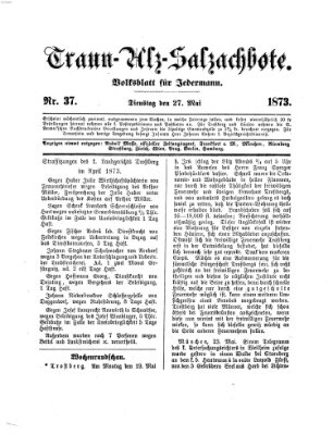 Traun-Alz-Salzachbote Dienstag 27. Mai 1873