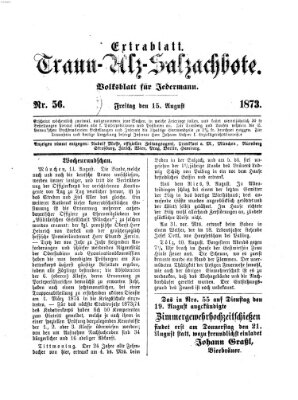 Traun-Alz-Salzachbote Freitag 15. August 1873