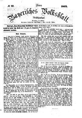 Neues bayerisches Volksblatt Samstag 18. Januar 1873