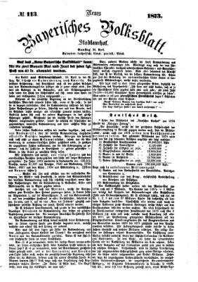 Neues bayerisches Volksblatt Samstag 26. April 1873