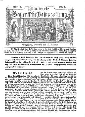 Illustrirte bayerische Volkszeitung Sonntag 22. Januar 1871