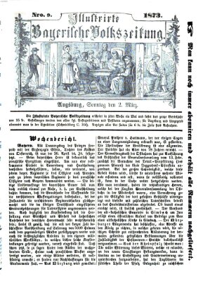 Illustrirte bayerische Volkszeitung Sonntag 2. März 1873