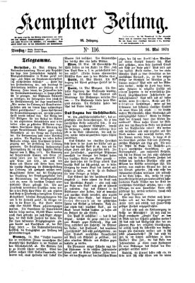 Kemptner Zeitung Dienstag 16. Mai 1871