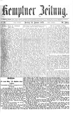 Kemptner Zeitung Freitag 24. Januar 1873