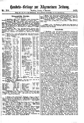 Allgemeine Zeitung Dienstag 9. September 1873