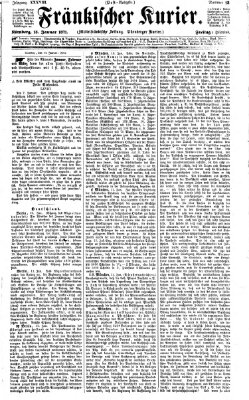 Fränkischer Kurier Freitag 13. Januar 1871