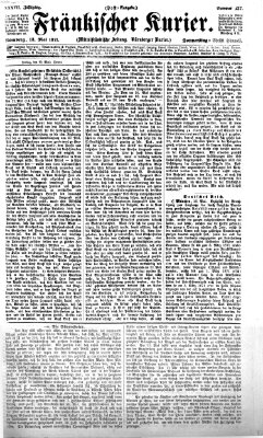Fränkischer Kurier Donnerstag 18. Mai 1871
