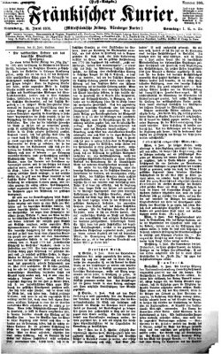 Fränkischer Kurier Sonntag 11. Juni 1871