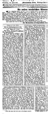Fränkischer Kurier Freitag 16. Juni 1871
