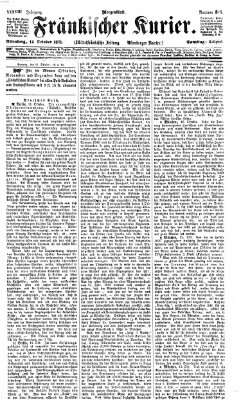 Fränkischer Kurier Samstag 14. Oktober 1871