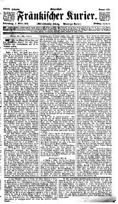 Fränkischer Kurier Dienstag 5. März 1872