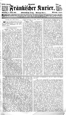 Fränkischer Kurier Mittwoch 6. März 1872