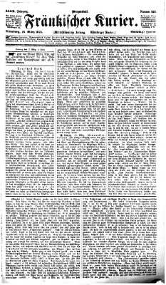 Fränkischer Kurier Samstag 16. März 1872