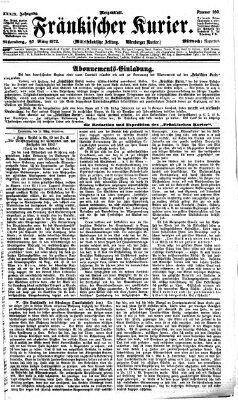 Fränkischer Kurier Mittwoch 27. März 1872