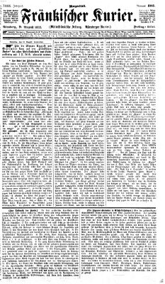 Fränkischer Kurier Freitag 9. August 1872
