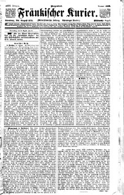 Fränkischer Kurier Mittwoch 28. August 1872