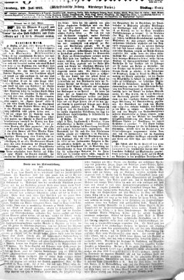 Fränkischer Kurier Dienstag 29. Juli 1873