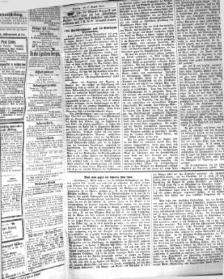 Fränkischer Kurier Montag 11. August 1873