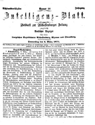 Aschaffenburger Zeitung Donnerstag 9. März 1871