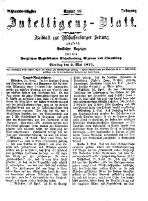 Aschaffenburger Zeitung Dienstag 2. Mai 1871