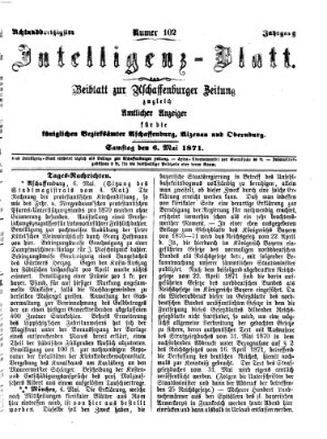 Aschaffenburger Zeitung Samstag 6. Mai 1871