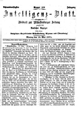 Aschaffenburger Zeitung Montag 15. Mai 1871