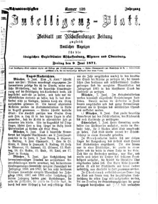 Aschaffenburger Zeitung Freitag 9. Juni 1871