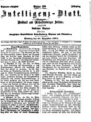 Aschaffenburger Zeitung Sonntag 31. Dezember 1871