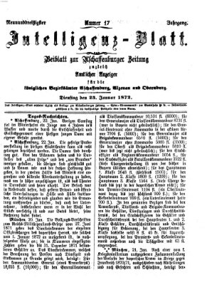 Aschaffenburger Zeitung Dienstag 23. Januar 1872