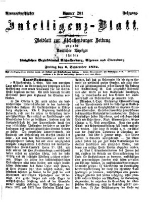 Aschaffenburger Zeitung Freitag 6. September 1872