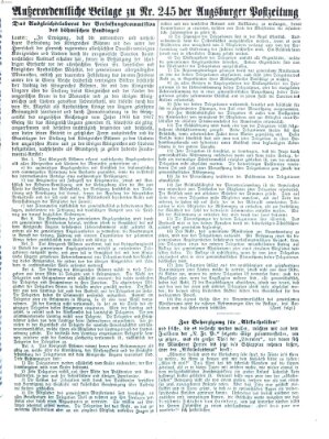 Augsburger Postzeitung Samstag 14. Oktober 1871