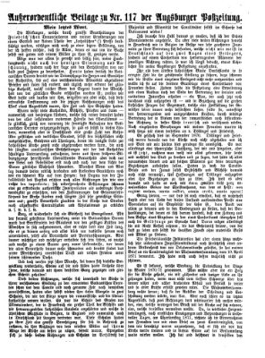 Augsburger Postzeitung Donnerstag 16. Mai 1872