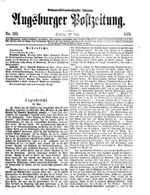 Augsburger Postzeitung Montag 26. Mai 1873