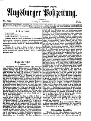 Augsburger Postzeitung Montag 3. November 1873