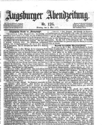 Augsburger Abendzeitung Montag 8. Mai 1871