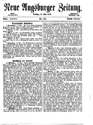 Neue Augsburger Zeitung Dienstag 21. Mai 1872