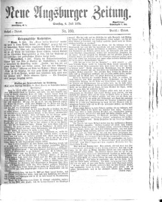 Neue Augsburger Zeitung Samstag 6. Juli 1872