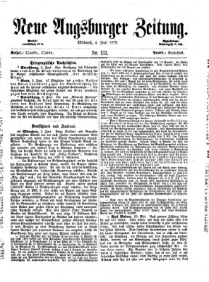 Neue Augsburger Zeitung Mittwoch 4. Juni 1873