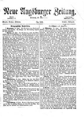 Neue Augsburger Zeitung Mittwoch 25. Juni 1873